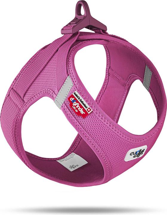 Actual product image Curli Harness Vest Air-Mesh 3XS, Fuchsia (3XS, Dog, General)
