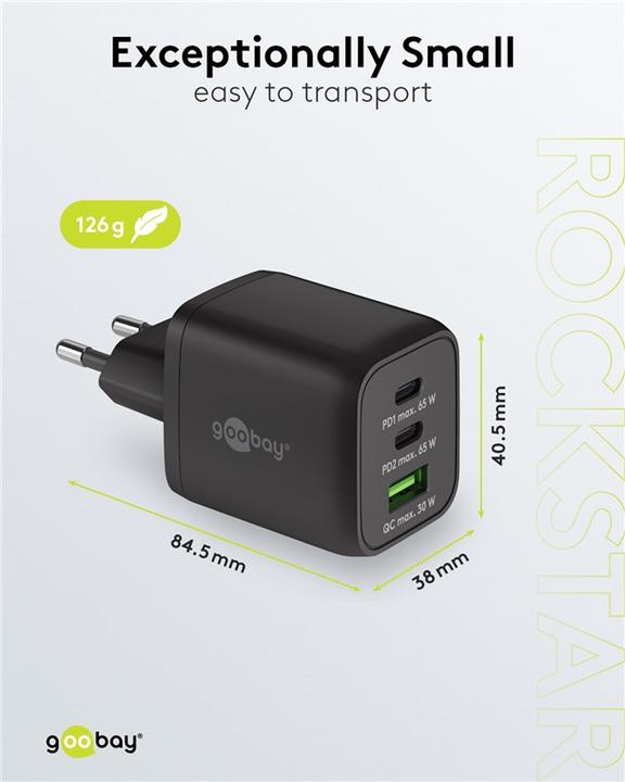Produktbild Goobay Multiport Schnellladegerät (65 W)