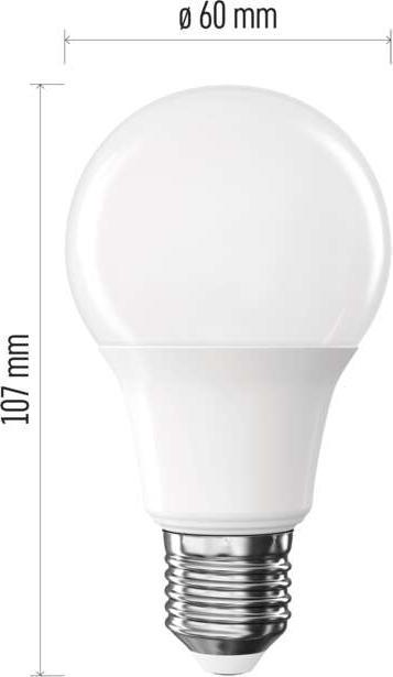 Image du produit Emos Lampe LED Classic A60 / E27 / 7 W (60 W) / 806 lm / Blanc chaud (E27, 7 W, 806 lm, 3 x, E)