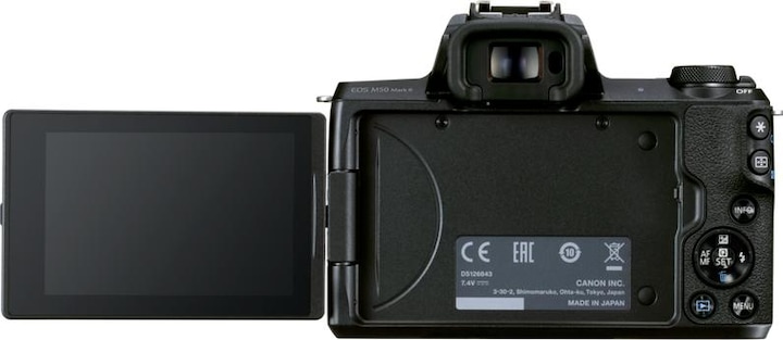 Actual product image Canon EOS M50 Mark II (24 Mpx, APS-C / DX)