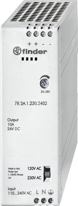 Actual product image Finder 78.2A.1.230.2402 24V 240W switching power supply unit