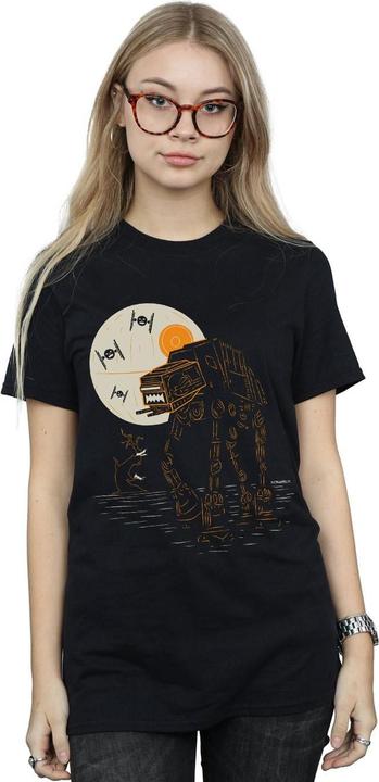 Immagine prodotto Star Wars Halloween AT AT Maglietta Ampia Donna (3XL)