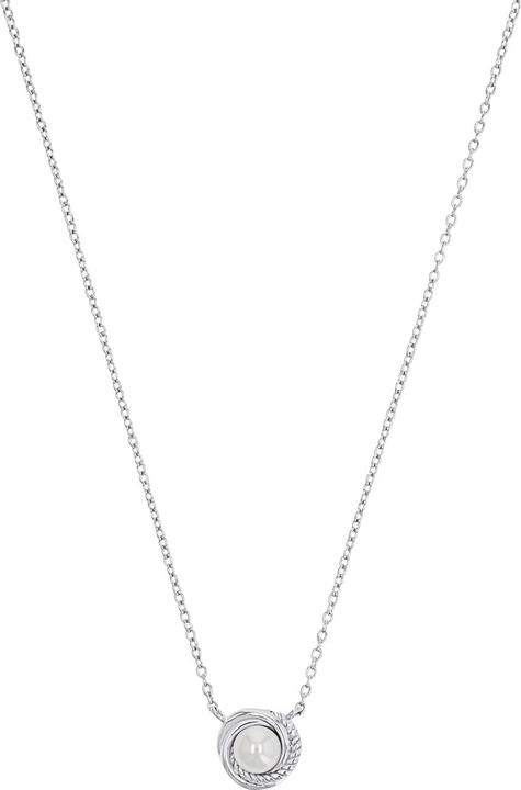 Image du produit Amor Collier pour femme, argent sterling 925, perle de coquillage (Argent 925, 42 - 47 cm)
