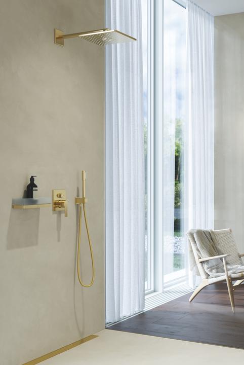 Produktbild Grohe Wandanschlussbogen Euphoria Cube 1/2Zoll m WBH cool sunrise gebürstet