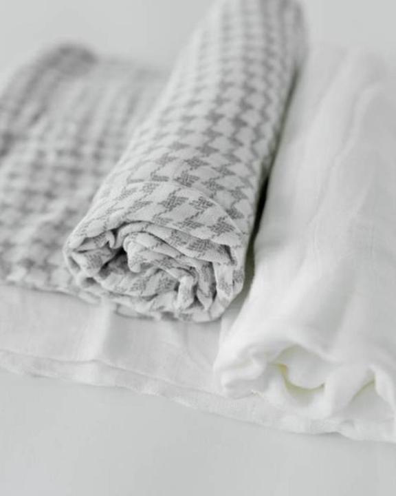 Produktbild little unicorn Deluxe Bamboo Swaddle 2 Pack (120 cm, 120 cm)