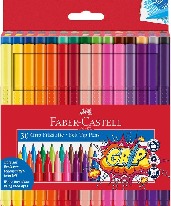 Image du produit Faber-Castell Grip Marqueur permanent (30x)