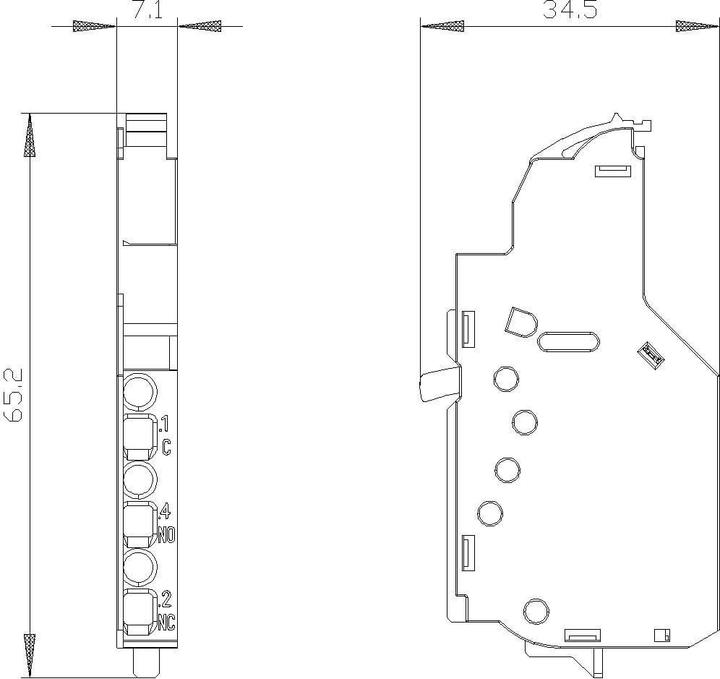 Produktbild Siemens Auxiliary switch changeover contacts HQ