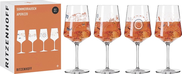 Produktbild Ritzenhoff Sommerrausch Aperizzo (5.44 dl, 4 x, Aperitifgläser)
