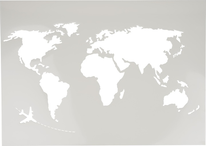 Immagine prodotto VBS Stencil "Mappa del mondo XXL", A2