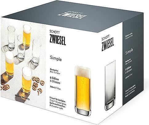 Produktbild Schott Zwiesel SCZ Bierglas Simple 6er Set (0.30 l, 6x)