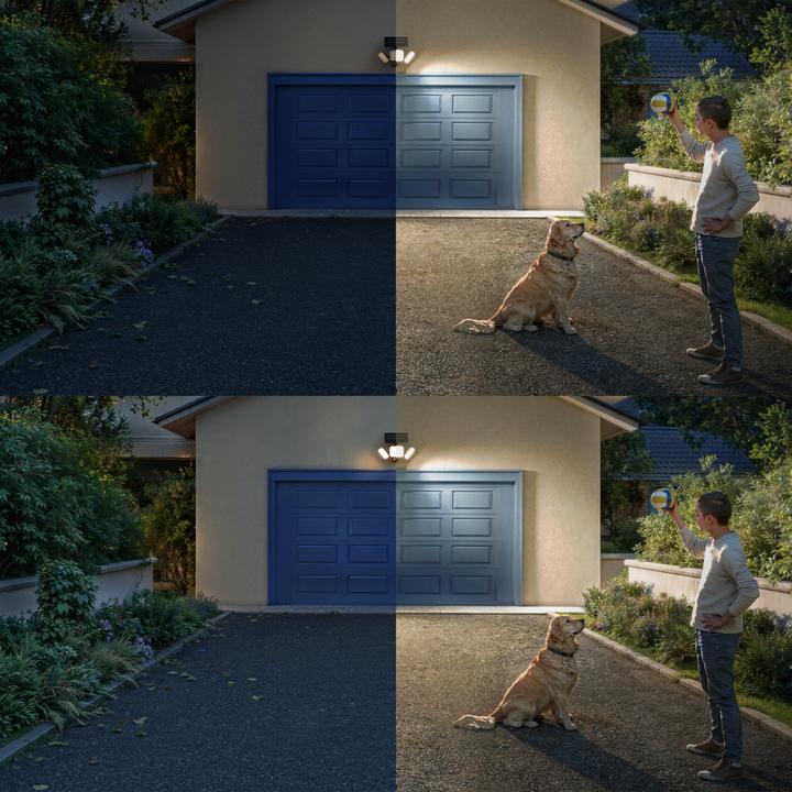 Actual product image Philips Outdoor Ultra-Efficient Solar Zyren (4000 lm, IP65)