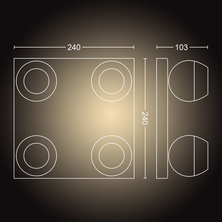 Produktbild Philips Hue Buckram Basic BT (1400 lm, GU10)
