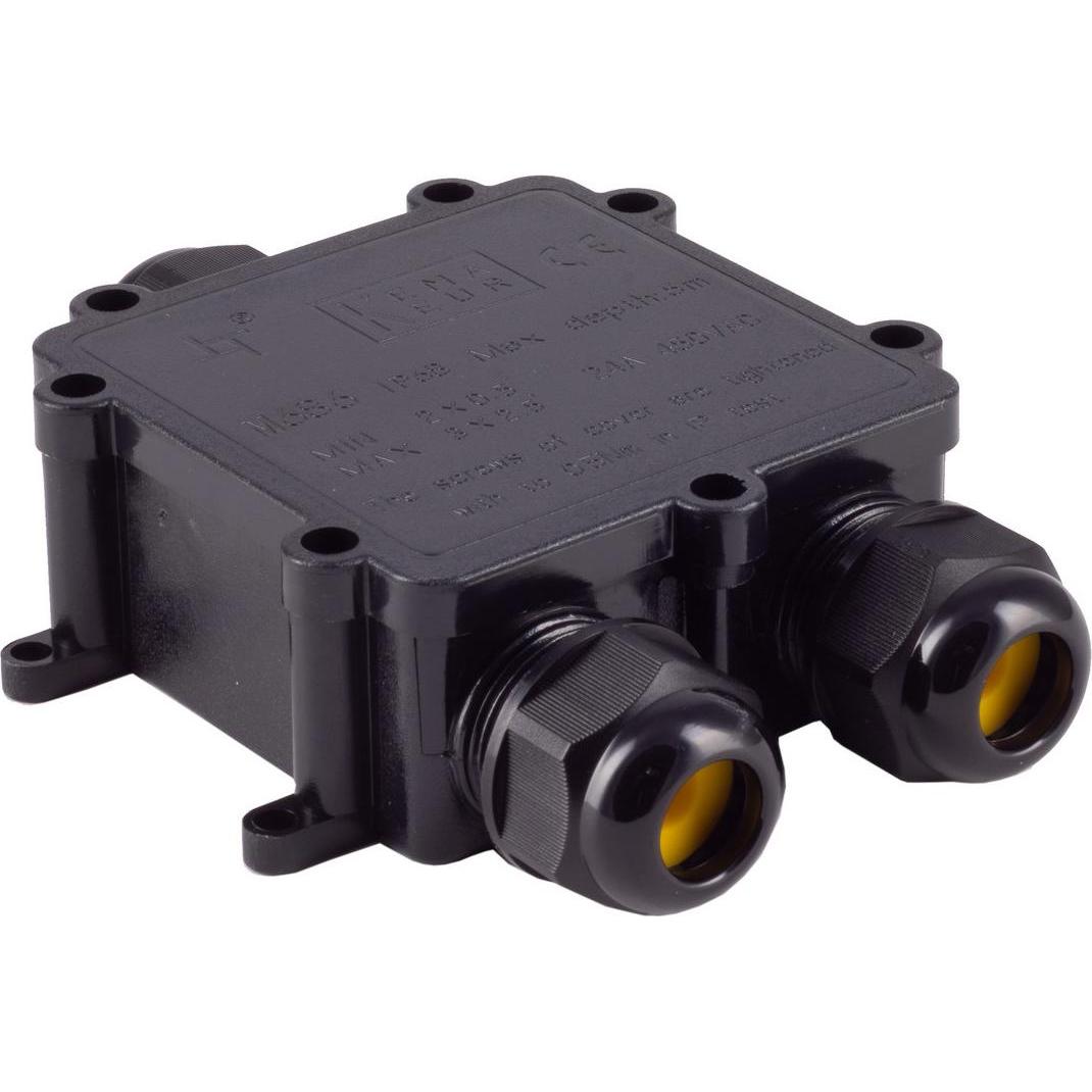 Shiverpeaks -BASIC-S--Netzwerk-Outdoor Kabelverbinder Box, IP68, gross, 1x2 (0.11 m), Video Kabel
