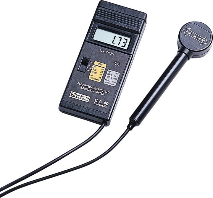 Produktbild Chauvin Arnoux Teslameter/Gaussmeter für niedrige Frequenzen Messung magnetischer Induktionsfelder von 30 bis 30...