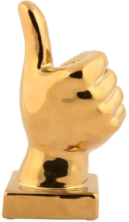 Produktbild present time Aufsteller Statue Okay Gold