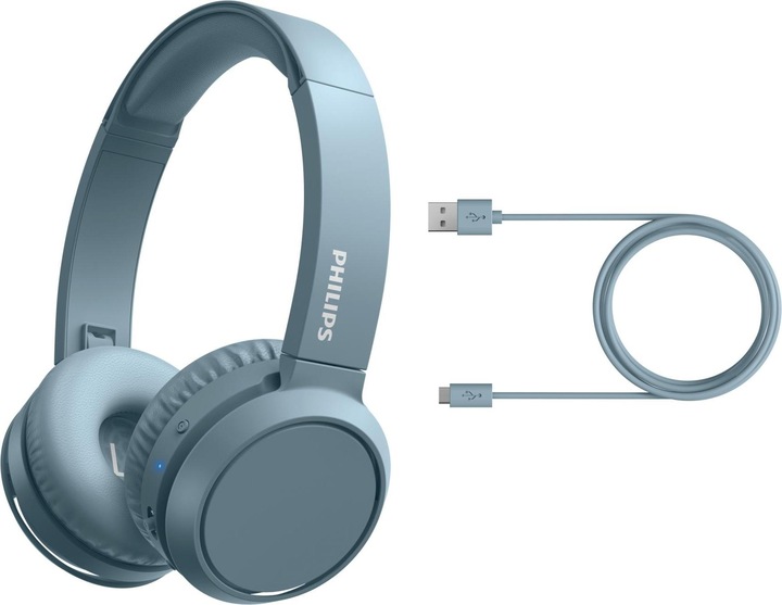 Produktbild Philips BASS+ On-Ear-Funkkopfhörer TAH4205BL (keine Geräuschunterdrückung, 29 h, Kabellos)