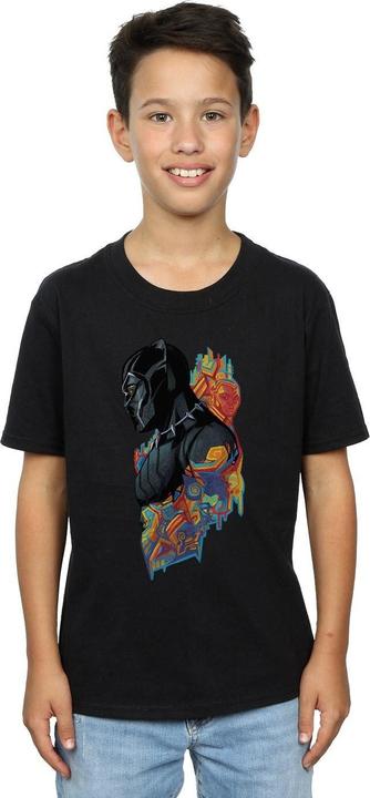 Actual product image Boys Black Panther Profile T-Shirt (128)