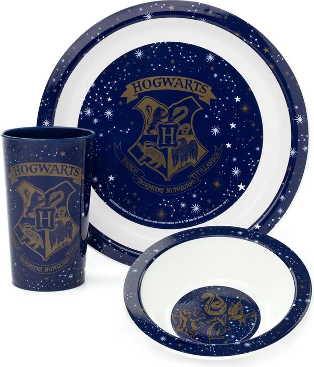 Actual product image Hogwarts crest crockery set (pack of 3) (3 pcs.)