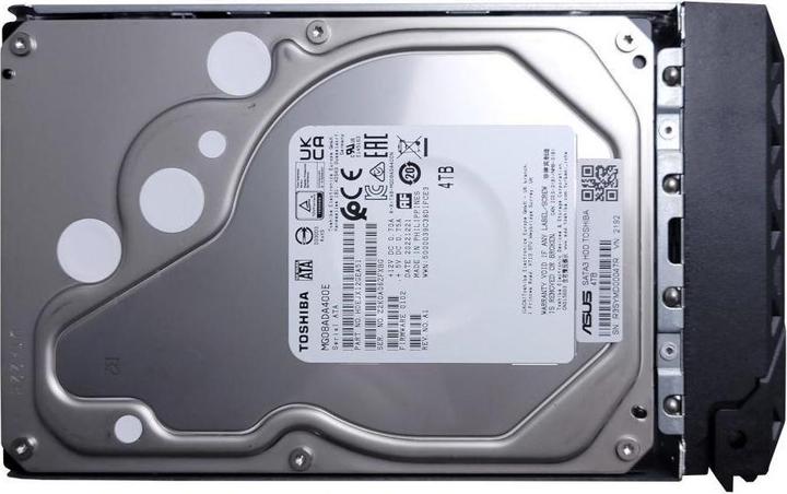 Produktbild ASUS Dysk serwerowy Dysk HDD Enterprise 4TB 3,5" SATA3 7200RPM (3,5"Neues Festplattenfach ohne Werkzeug) (4 TB, 3.5")
