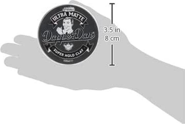 Actual product image Dapper Dan Ultra Matte Clay (Hair wax, 100 ml)