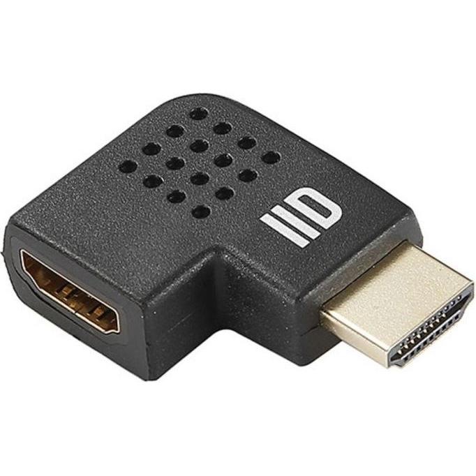 D2 Diffusion Adattatore HDMI compatibile Coudé a 90° (Noir) (HDMI), Adattatore dati + video, Nero