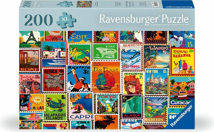 Ravensburger Puzzle 12001371 - Briefmarken - Puzzle für ältere Menschen und Senioren, mit 200 extra (200 Teile)