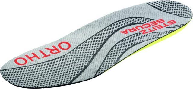 Steitz Secura Einlegesohlen grau/gelb Ortho-Soft ESD LOW, EU-Schuhgrösse: 46