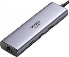 Actual product image Ugreen USB Hub 3.0 (USB-C, 7 ports)
