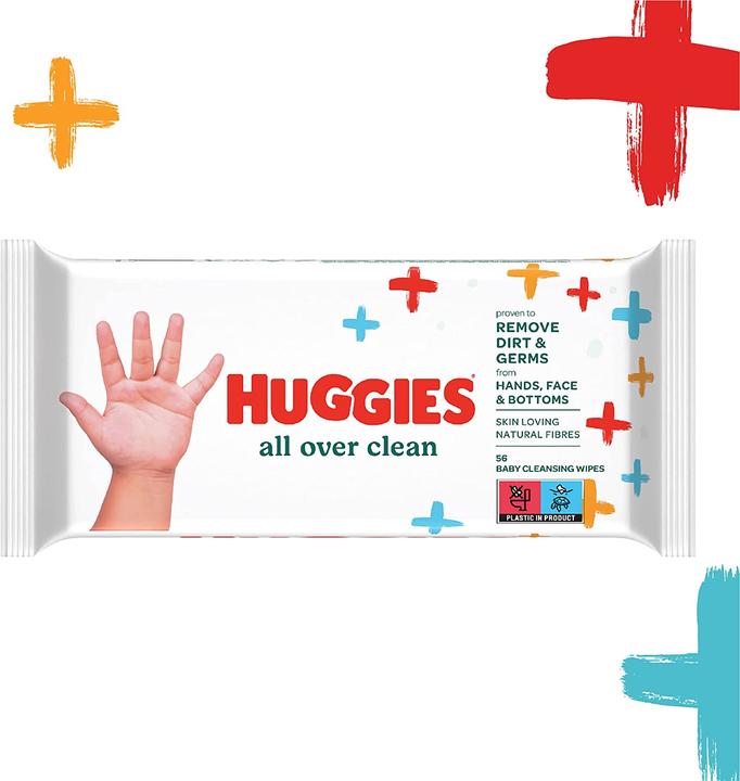Image du produit Huggies All Over Clean (56 pièce(s))