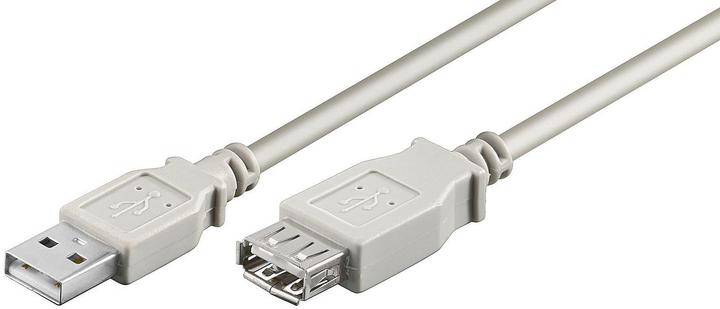 Actual product image MicroConnect USB extension cable (1 m, USB 2.0)