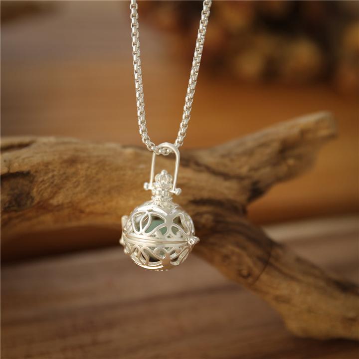 Image du produit Andreani Halskette mit Kugelanhänger aus echtem Amazonit