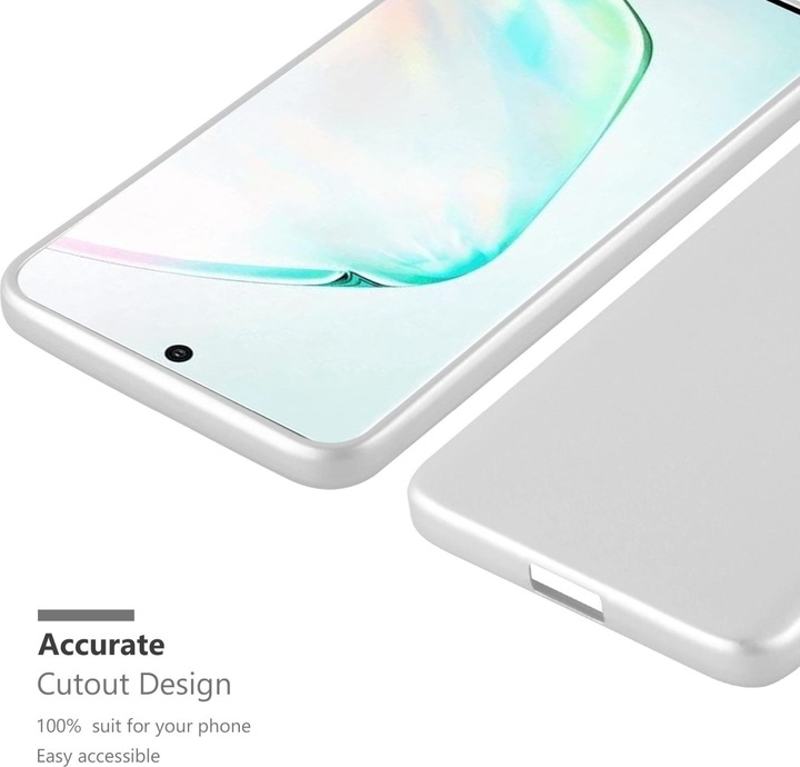Produktbild Cadorabo TPU Matt Metallic Cover (Samsung Galaxy Note 10)