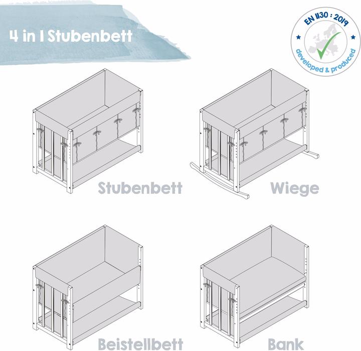 Produktbild Roba Stubenbett 4 in 1 Liebhabär