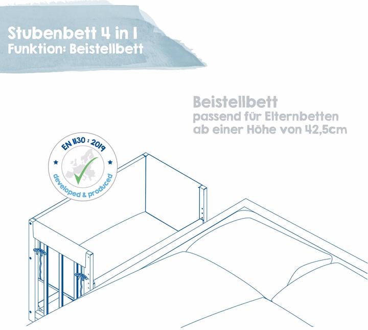 Produktbild Roba Stubenbett 4 in 1 Liebhabär