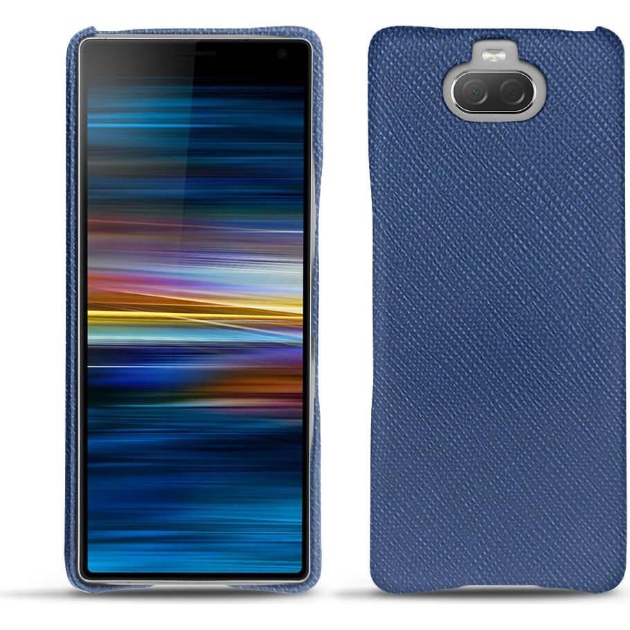 Noreve Lederschutzhülle (Sony Xperia 10), Smartphone Hülle, Blau