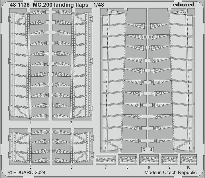 Nährwerte und Zutaten Eduard MC.200 landing flaps ITALERI