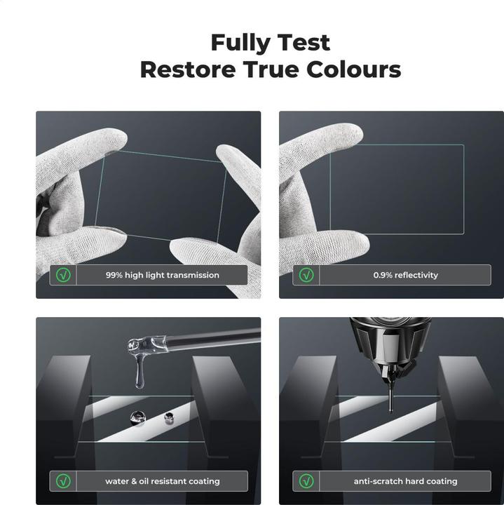 Produktbild K&F Concept Camera Screen Protector*3, with Hot Shoe Level*3, for Sony ZV-E1, A7 IV, A6700, A7CII