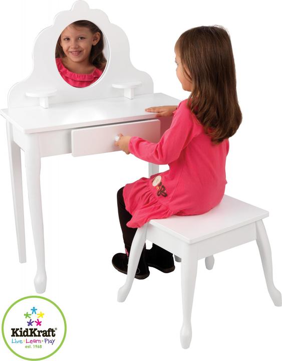 Produktbild KidKraft Mittlere Eitelkeit und Hocker (Kinderhocker)