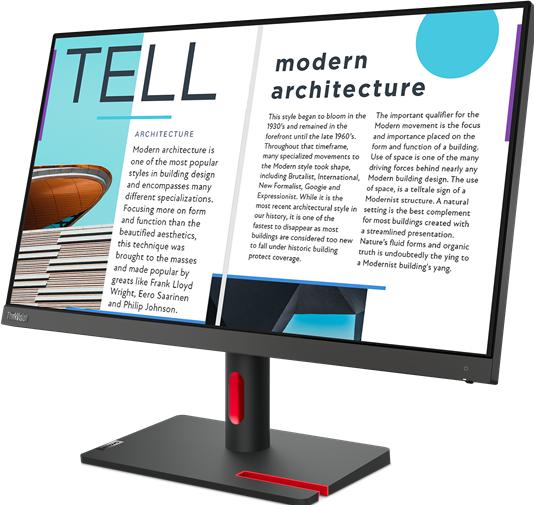 Actual product image Lenovo ThinkVision S25e-30 (1920 x 1080 pixels, 24.50")