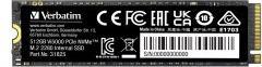 Produktbild Verbatim Vi5000 M.2 SSD 512GB PCIe4 NVMe 31825 (512 GB, M.2 2280)