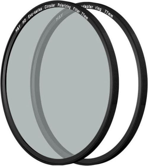Actual product image H&Y HD EVO Polarising Circular Filter 77mm (77 mm, Polarizing filter)