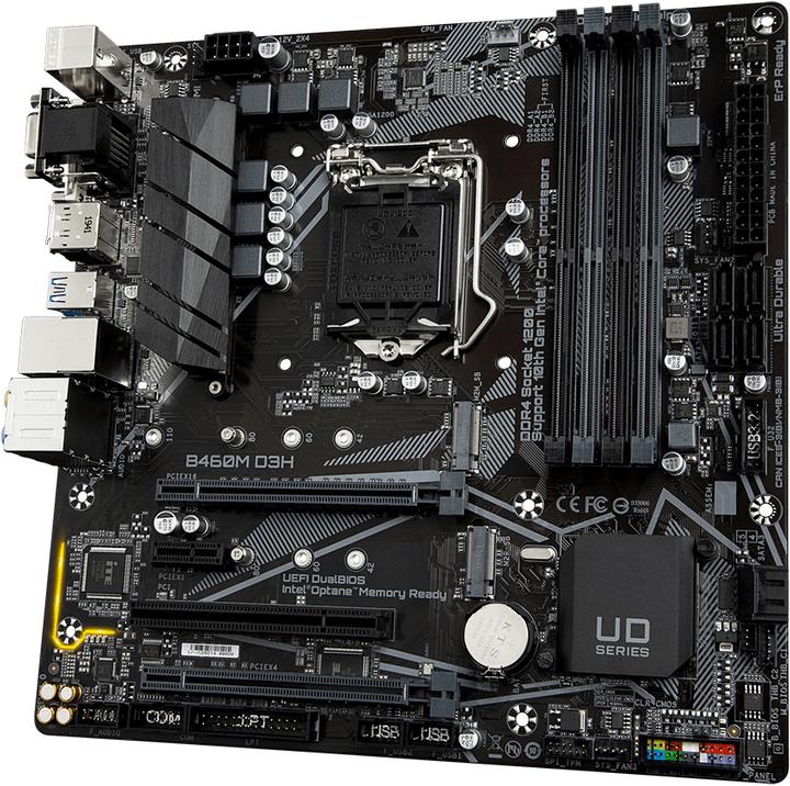 Produktbild Gigabyte B460M D3H (LGA 1200, Intel B460, mATX)