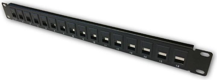 Datacom 19" Unloaded Patch panel 16 port