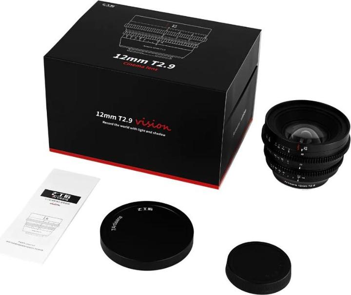 Image du produit 7artisans Focale fixe 12mm T/2.9 - MFT (Micro Four Thirds, APS-C / DX)
