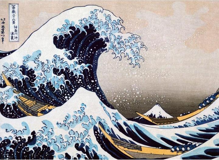 Actual product image Eurographics The great wave of Kanagawa (1000 pieces)