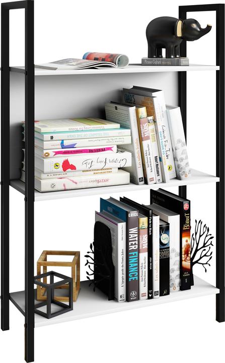 Immagine prodotto VCM Scaffale in metallo per libri Flakos 3-fold (56 x 24 x 100 cm)