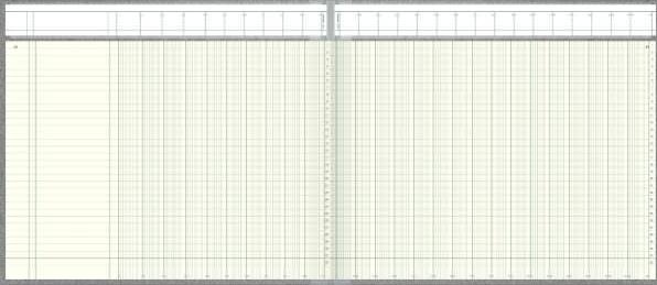 Produktbild König & Ebhardt K™NIG & EBHARDT Spaltenbuch 353 x 297 mm, 26 Spalten (96 x)