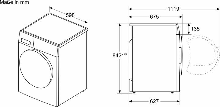 Image du produit Bosch Hausgeräte Serie 8, Wärmepumpentrockner, 9 kg, Weiss, WRB247C40 (9 kg, Modifiable)