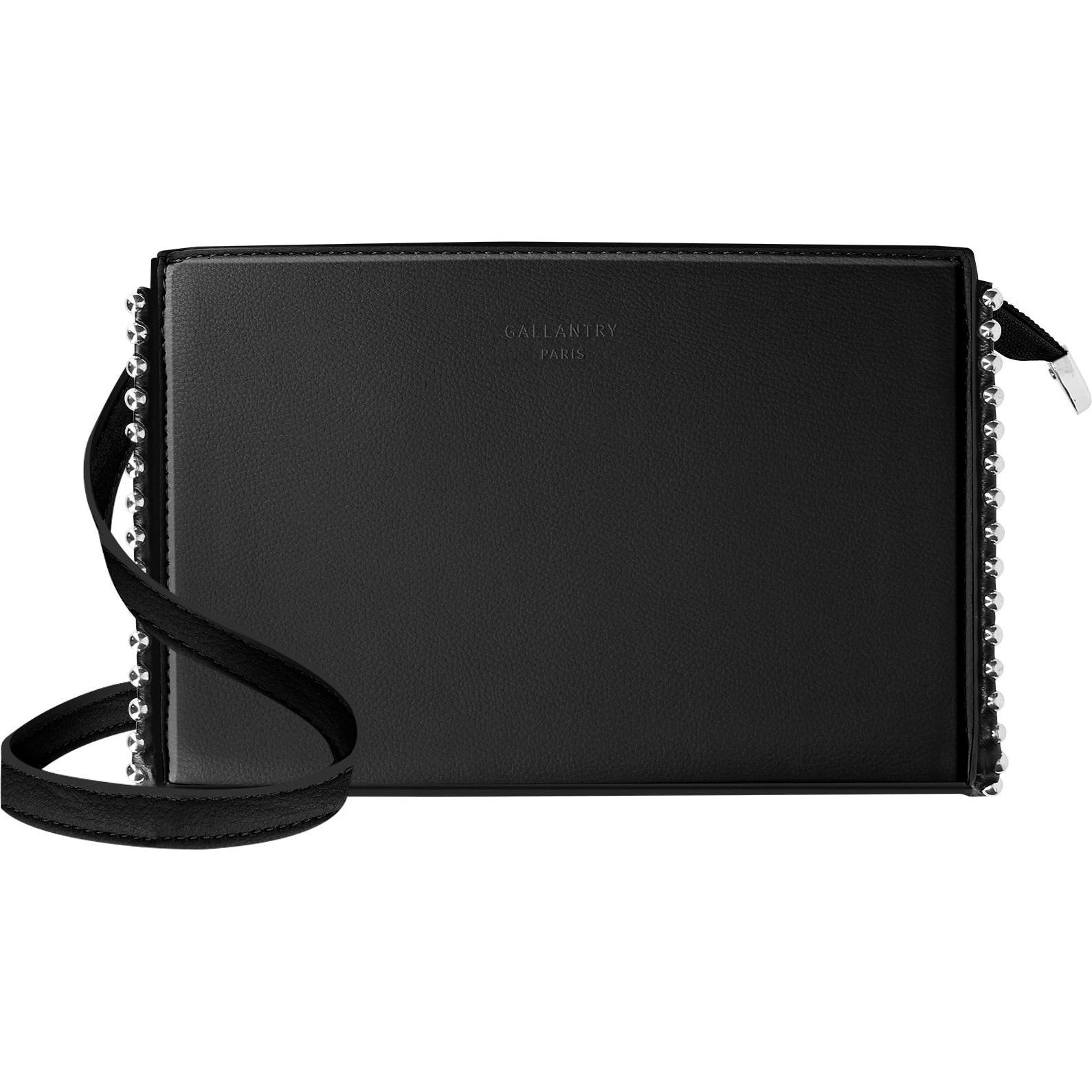 Gallantry, Handtasche, Lovely Clouté Schultertasche, Schwarz