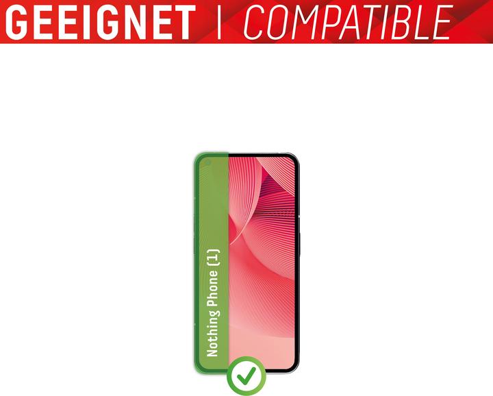Actual product image Displex Real Glass, 2D Panzerglas (1 Piece, Nothing Phone (1))